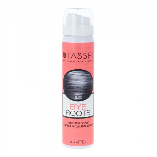 Tassel bye roots cubrecanas negro negro spray 1un vaporizador